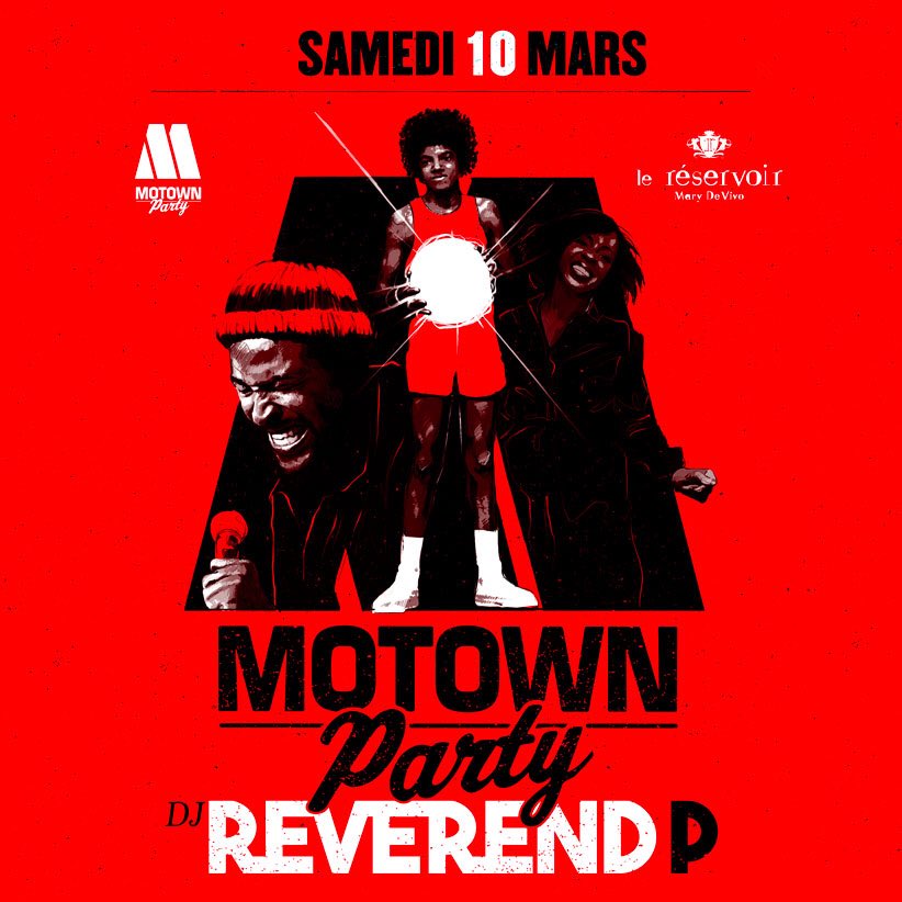 Rendez-vous samedi au <a href="/reservoirparis/">Le Reservoir</a> pour la #motownparty avec <a href="/djreverendp/">DJ Reverend P</a> all night long