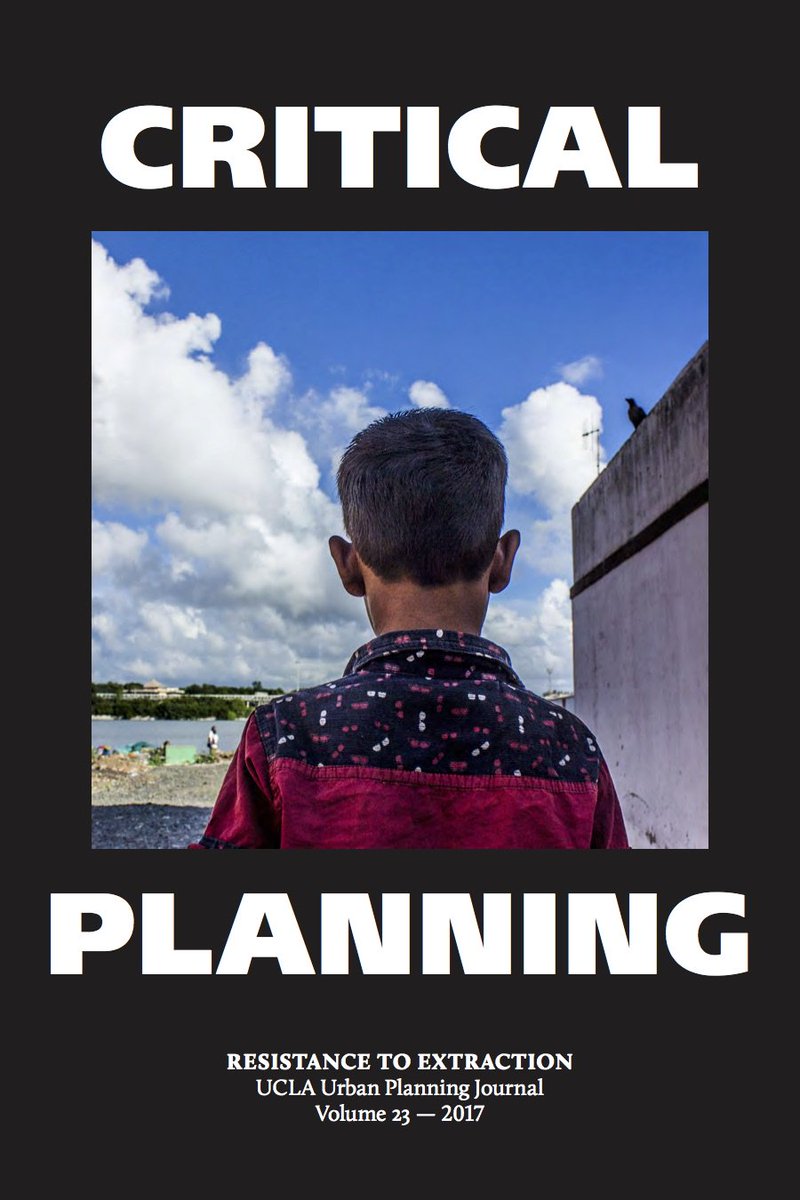 CritPlanning's tweet photo. Vol 23 of @CritPlanning is out!
--> #ResistanceToExtraction
--> Tribute to #JackieLeavitt & #EdSoja
--> Additional Contributions
https://t.co/Uziq4uBB4K https://t.co/UNbfxWCv8z