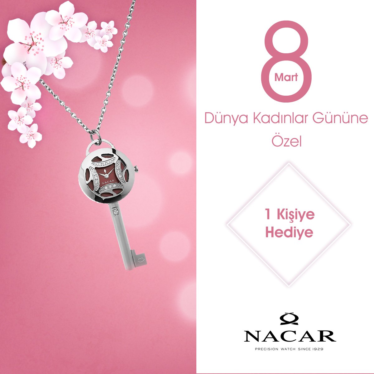 Nacar Watches (@nacarsaat) on Twitter photo 8 Mart Dünya Kadınlar Gününe Özel Nacar Anahtarlı Kolye Saat... Tek yapmanız gereken <a href="/NacarSaat/">Nacar Watches</a> sayfamızı takip edip, hayatınızdaki en güçlü 3 kadını yoruma etiketlemek. 8 Mart Dünya Kadınlar Gününe Özel Nacar Anahtarlı Kolye Saat... Tek yapmanız gereken <a href="/NacarSaat/">Nacar Watches</a> sayfamızı takip edip, hayatınızdaki en güçlü 3 kadını yoruma etiketlemek.