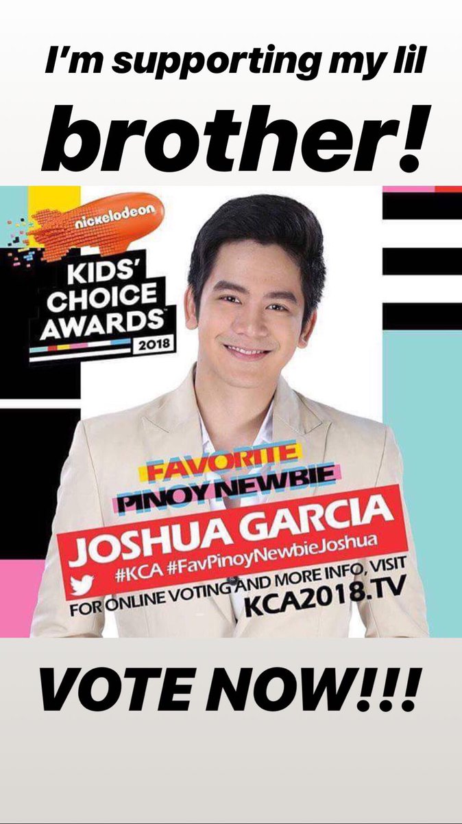 arronvillaflor's tweet photo. VOTE NOW!!! @iamjoshuagarcia https://t.co/lrBy8SQrBG