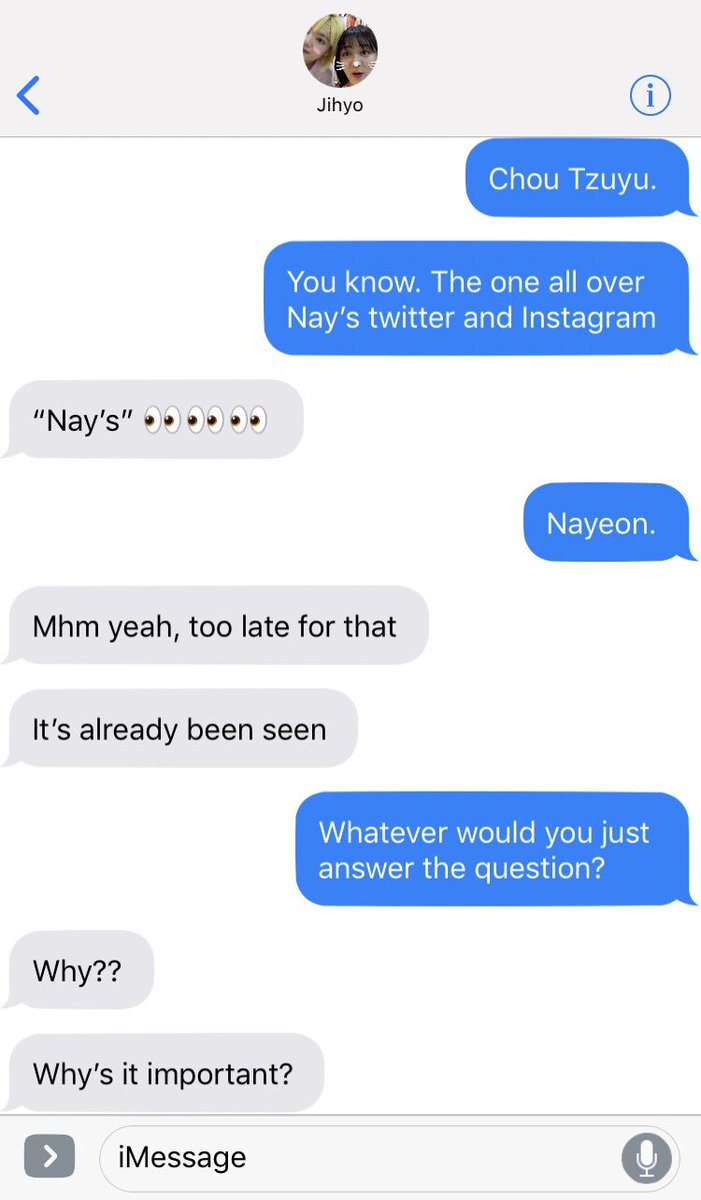 「ᴊᴇᴏɴɢʏᴇᴏɴ ᴛᴏ ᴊɪʜʏᴏ」   “𝙸’𝚍 𝚜𝚊𝚢 𝚢𝚘𝚞 𝚠𝚎𝚛𝚎... 𝚓𝚎𝚊𝚕𝚘𝚞𝚜”