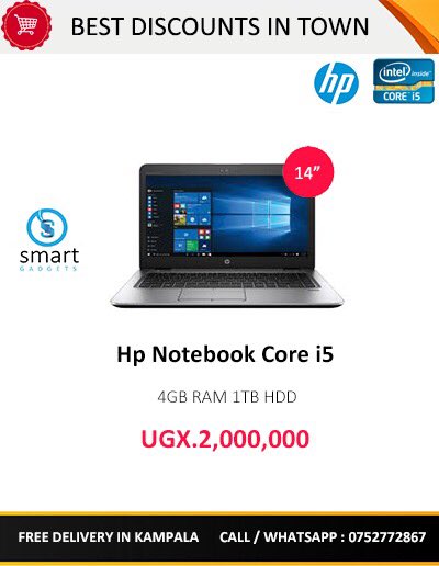 Smart_Gadgets1's tweet photo. Hp laptops come with beautiful,thinnest and sophisticated design that would definetly meet your expectation along with a Long battery life.

With the Notebook core i5 that comes with 1TB HDD,worry not to always move with an external hard drive on you. 

Call/WhatsApp 0752 772 867 https://t.co/h4EfSMqQp2