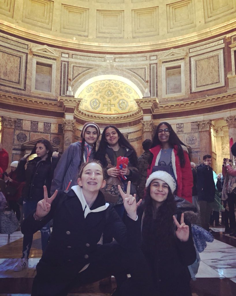 NcbisSecondary's tweet photo. Rome trip has landed! They are off to Pompeii today #NCBIS #challengesweek #Rome https://t.co/WiOeRxITKD