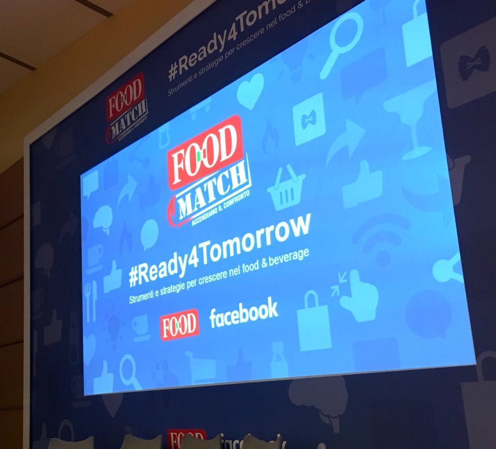 FOOD_Italia's tweet photo. Ci siamo! Pochi minuti e via... #FoodMatch #Ready4Tomorrow #ProdottoFood2018 @FOOD_Italia @facebook https://t.co/1vIx0xyomu
