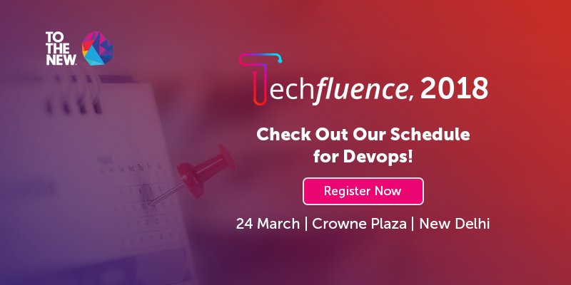 Techfluence_In's tweet photo. We have a track of sessions dedicated to #Devops. If you're a devops enthusiast, Techfluence is your event! Be there, register right away at https://t.co/If5ffpsmAc ! #java #docker #hadoop #blockchain #tech #techfluence2018 #techfluenceindia #techevents https://t.co/Vng8G7IMd7