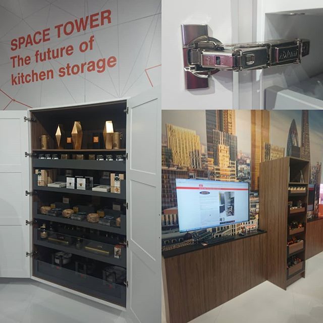 Blum stand at kbb, kitchen storage is still trending #kbb2018  155 nil protrusion soft close hinge #blum #blumstorage #kitchenstorage #kitchentrends #kbb ift.tt/2FTBzil