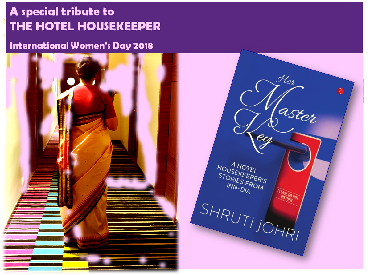 shruti_johri's tweet photo. Walk with Gauri through the #hotel corridors and unearth extraordinary instances of infidelity, bigotry, passion and absurdity of #travelers. 

Take a peek into what really goes on in the plush world of #luxury #hotels in #India 

@Rupa_Books #femmemarch #HerMasterKey #IWD2018 https://t.co/Hnjtiqj8M9