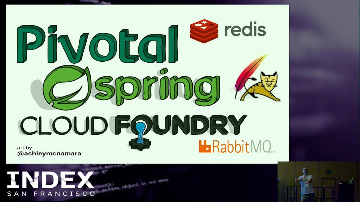 Screenshot with Pivotal logos