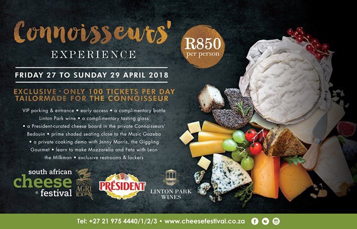 SACheeseFest's tweet photo. A #PresidentCheese curated cheese board - only one of the delicious treats to make your #ConnoisseursExperience unforgettable at the #SACheeseFest at #Sandringham #Stellenbosch @JennyMorrisChef https://t.co/UavyWpgbOX