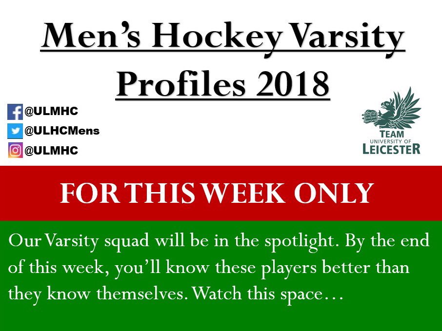 ULHC_mens's tweet photo. We will be doing 2 varsity profiles a day for the entire week, building up to the big game! Go follow our Instagram to see more #fearleics #raybae https://t.co/ztYKdUJgWf https://t.co/Ct9QhFA3WQ