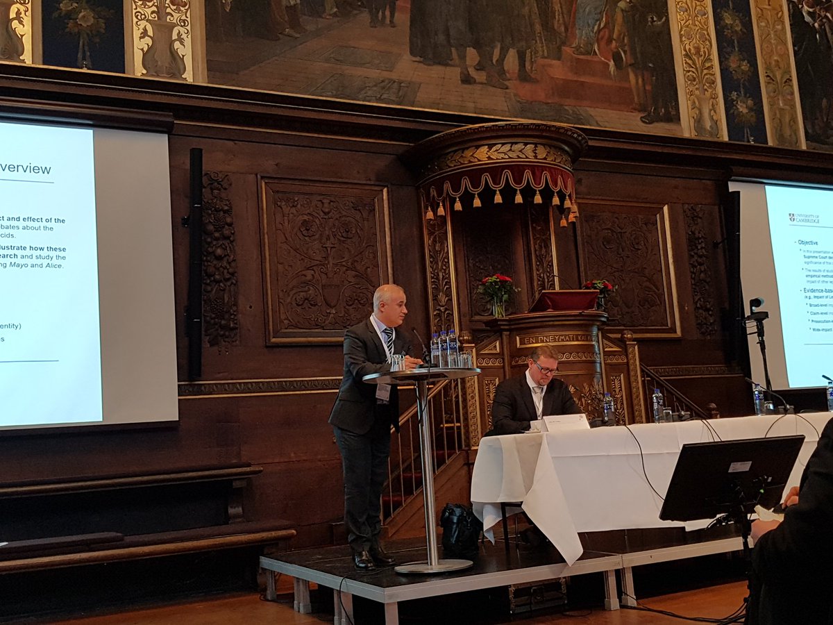 CeBIL_Center's tweet image. @mateo_aboy is speaking about Myriad's impact on gene patents #CeBIL #KickOffConference