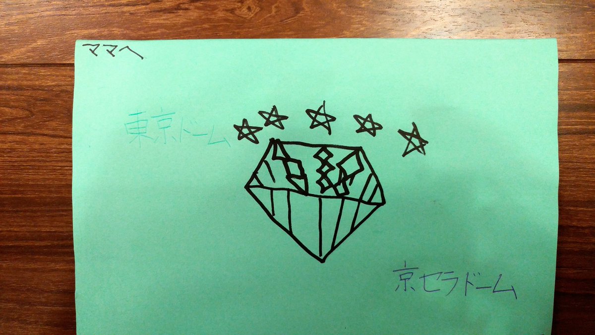 na_na3085's tweet photo. 学校から帰宅した娘からの突然のソンムル🎁
「幸せを運ぶカード」だよって。
図工の授業で作ったみたいなんだけどまさかこんなSHINee一色のカード貰えるなんて😭
ここ最近、絶賛ロス中でどこか元気のない私を察してくれたみたい。

ありがとう。可愛い娘よ～💞

#shineecolorcircle https://t.co/gc3BW71aSc