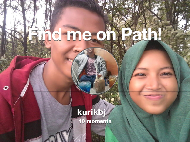 Find me on #Path now! Go to path.com/profile/1ULEeI