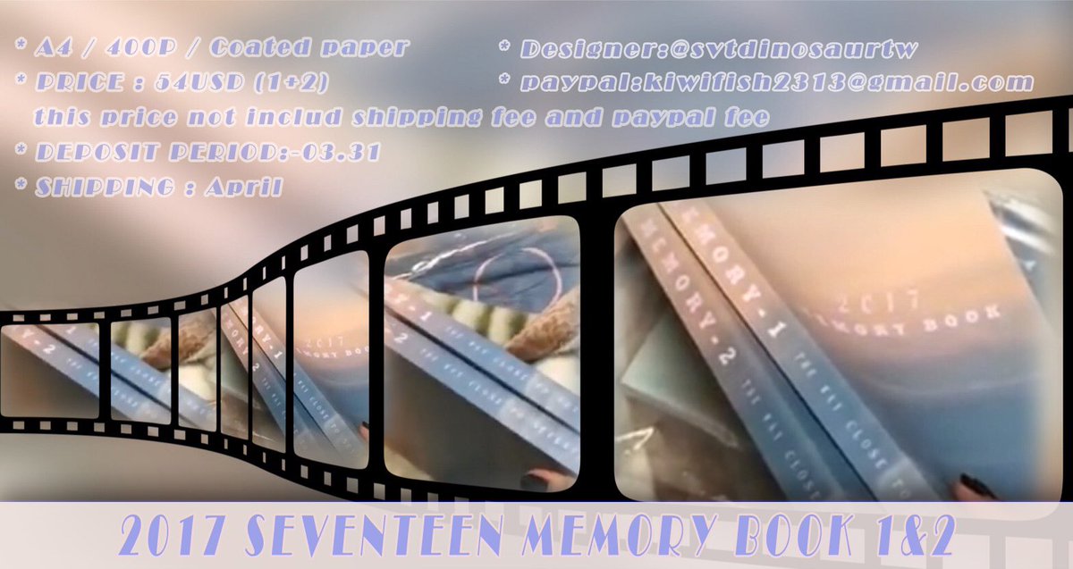bluecloud1317's tweet photo. Rt)2017 #SEVENTEEN MOMENT BOOK #세븐틴
There has 2 books 400P
Price:1set 54usd (book1&amp;2+oversea gift )
Deposit period: -03/31
You will get before 05/26 https://t.co/MesUki3t63