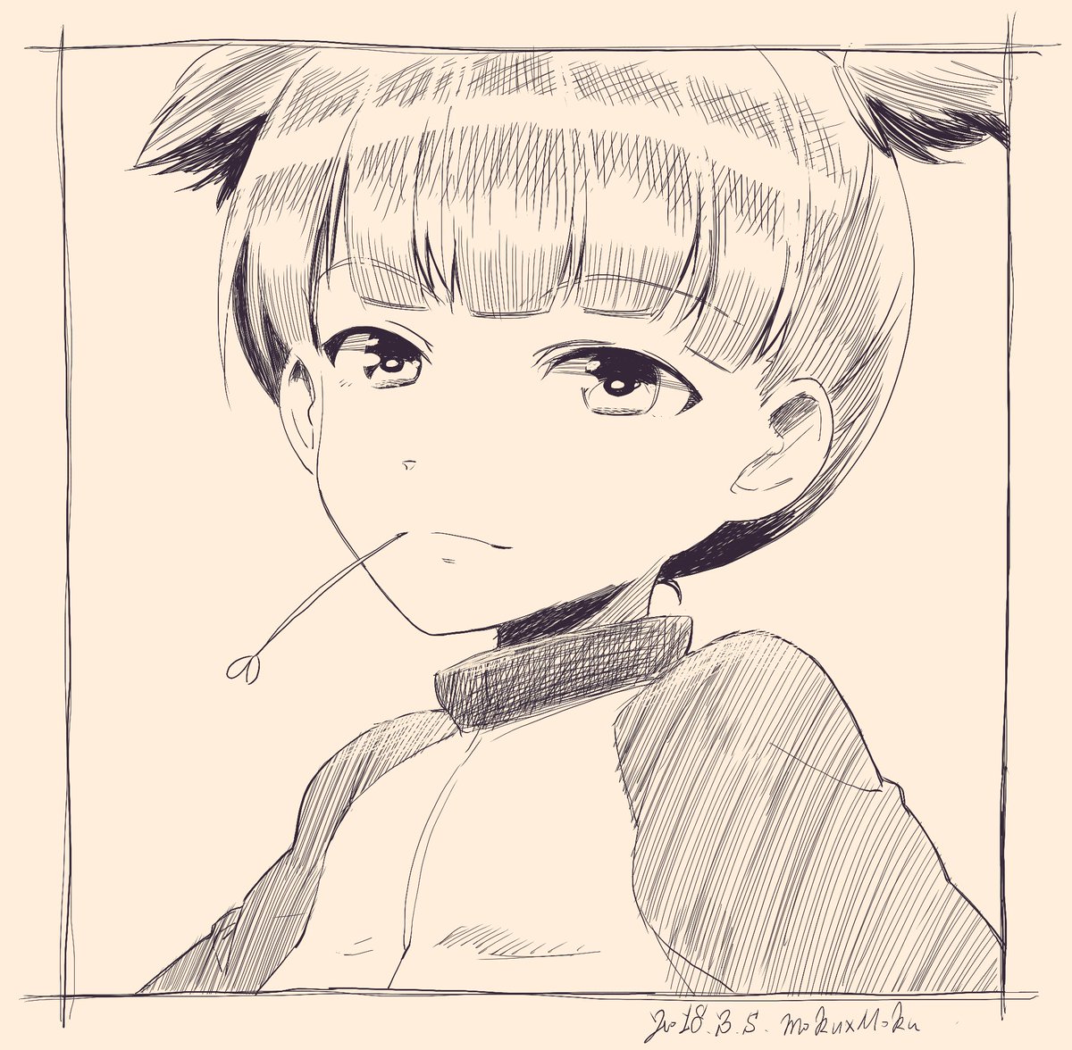#ガルパン版深夜のお絵描き60分一本勝負
#ガルパン版深夜のお絵描き60分一本勝負_20180305
「ミッコ」 