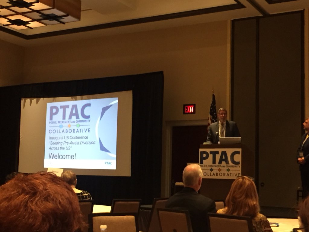 With @JohnSnookTAC at the inaugural Police, Treatment and Community Collaborative (PTAC) conference working to decriminalize serious mental illness 
#PTAC2018