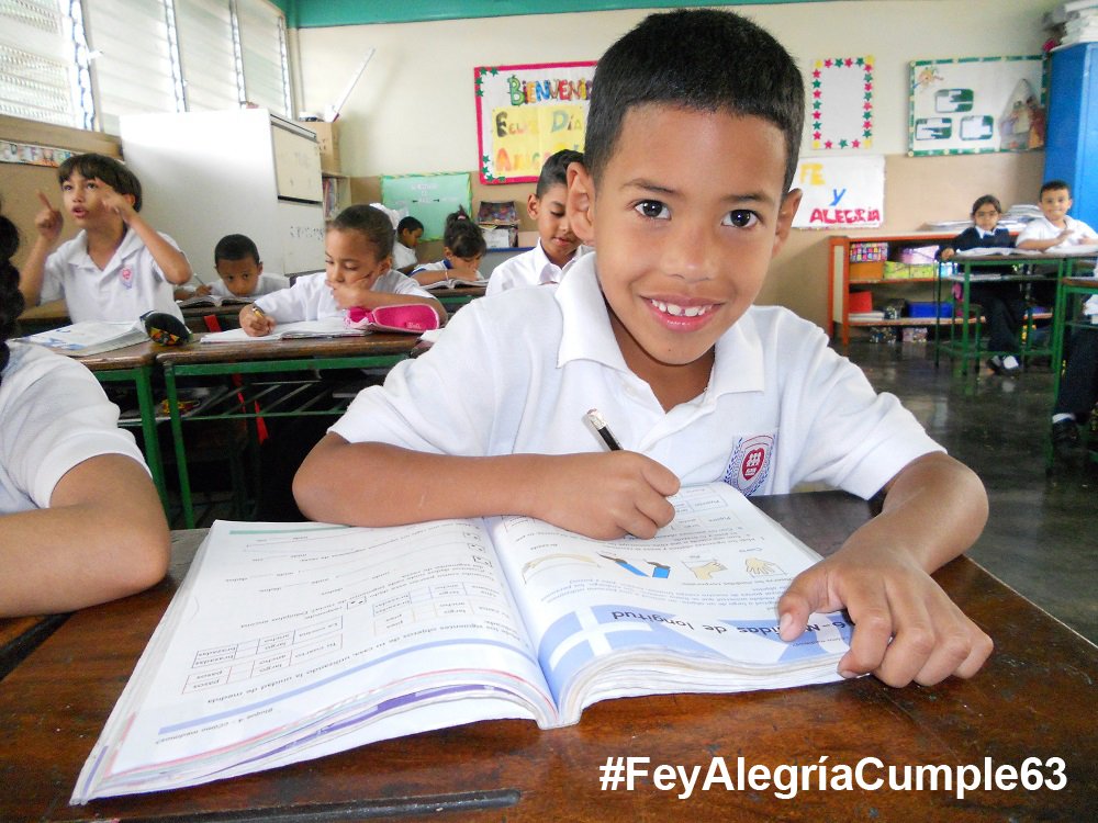 FeyAlegriaVE's tweet photo. Contamos con 4 programas: Escuelas, Educación Superior, CECAL e IRFA. #FeyAlegríaCumple63 https://t.co/qgqGZMnLoU