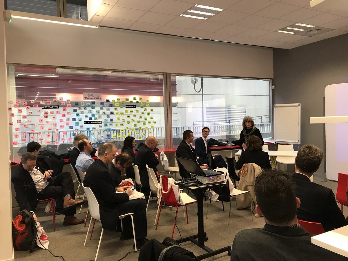 chantal_marion's tweet photo. Représente @Saurel_P #HotelFrenchTech Accueil de la délégation du #Quebec #incubateurs #startup #entreprises #financeurs #clusters #Numerique @elenaVoicu 1er Conseillère Économie Délégation Générale du Québec #International @Montpellier3m @Mtp_FrenchTech https://t.co/dmpluHAQC7
