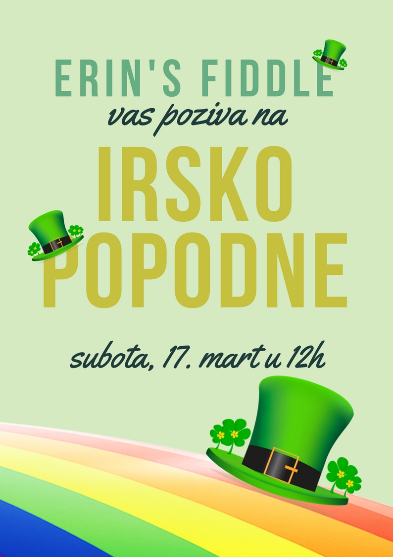ErinsFiddle's tweet photo. Dođite da iskusite deo irske tradicije i vidite kako izgledaju plesovi koji se na dan Sv. Patrika izvode širom sveta! Resavska 76. https://t.co/YUQnUk6Uk8