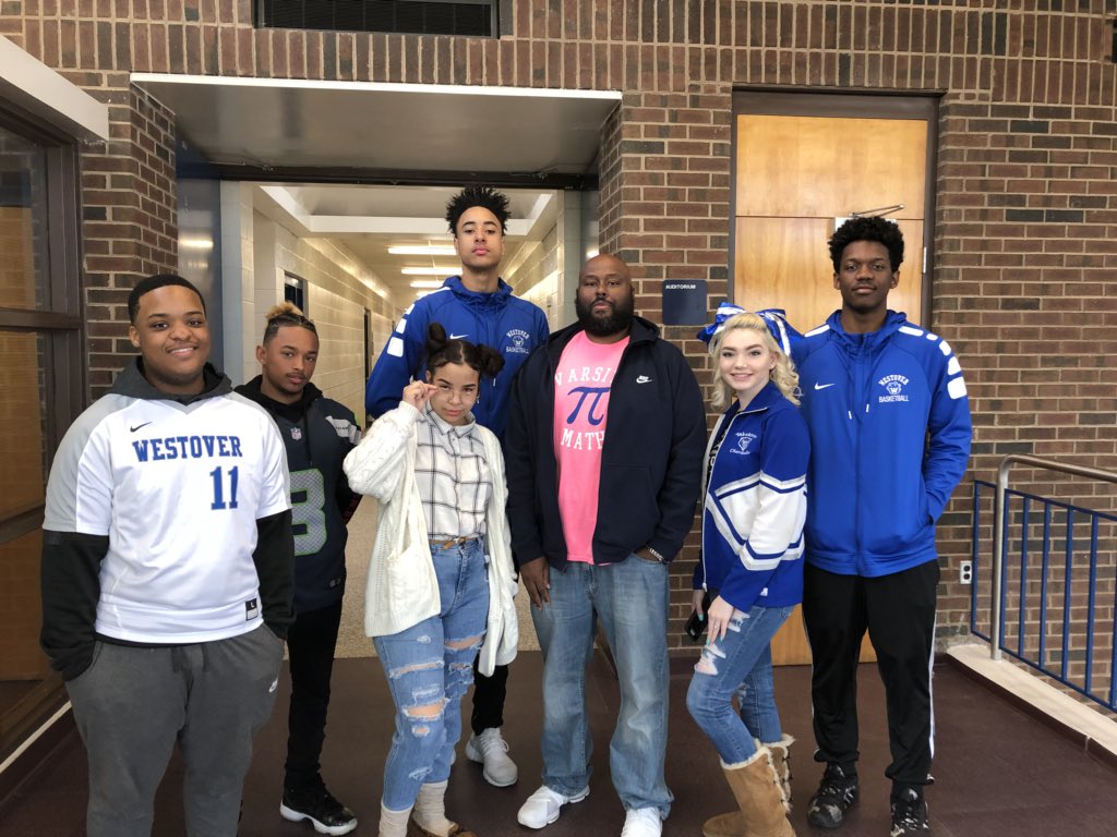 WestoverBBall's tweet photo. #MarchMadness on the #WESTSIDE 
Today is #MathleteVsAthlete https://t.co/IQWGF6mVjk