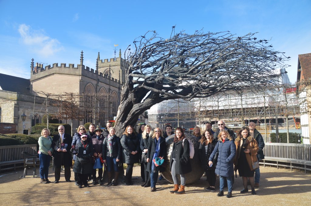 KarinTourism's tweet photo. The US fam trip participants enjoying the sunshine at New Place in Stratford-upon-Avon today.
#ITravelFor the weather
#ExploreGB2018
#LoveGreatBritain https://t.co/m37lmqJ5Q5