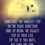 Image for the Tweet beginning: Take the step... 