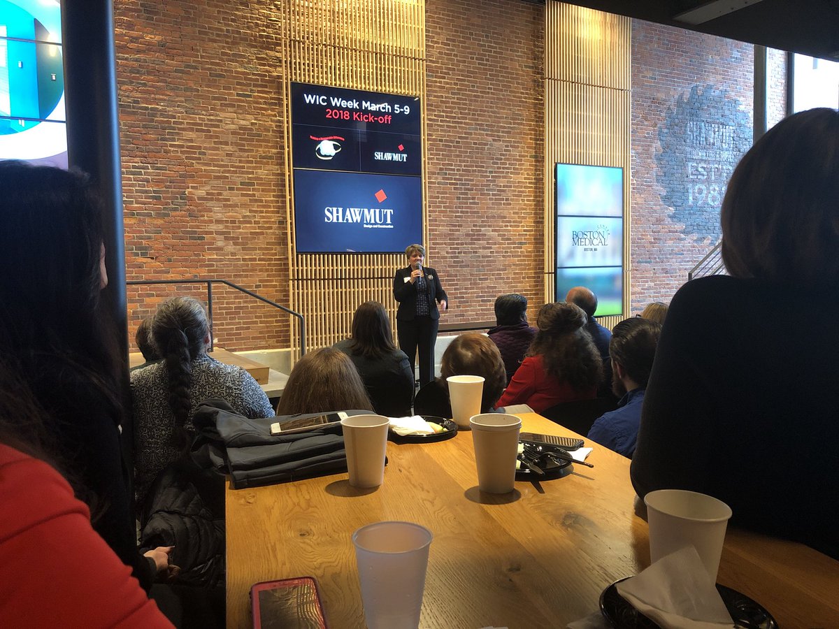 Great speakers at the #WICWeek Kick-Off Breakfast hosted by #Shawmut