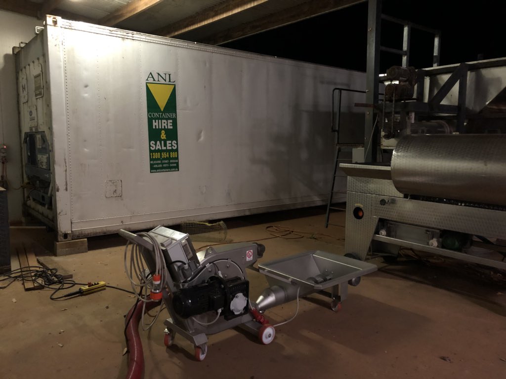 One of the best things I have bought. A 40 foot reefer. I have my barrel ferment Chard sitting at 13celcius and... I can always live in it!