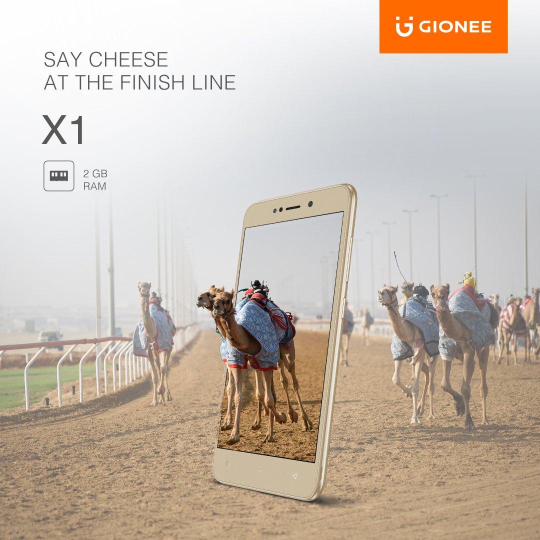 GioneeMe's tweet photo. Run faster than the #camels in the camel race with your X. #GioneeX1 has 2 GB RAM.
اركض أسرع من الجمال في حلبة سباق الجمال باستخدام هاتفك X #GioneeX1
#GioneeME #Gionee #MyDubai #Oman #SouqUAE #VisitDubai #Smartphones https://t.co/fJAU99JD6a