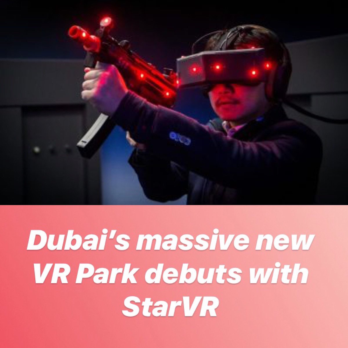 arvrgalaxy's tweet photo. You might not be familiar with StarVR. This isn’t a consumer headset like the Oculus Rift or HTC Vive but instead mainly used for location-based installations like the IMAX VR arcades. #vr #starvr #dubai #dubaivrpark #dubaivr #virtualreality #amusmentpark #technews #news https://t.co/XgknFCcbgV