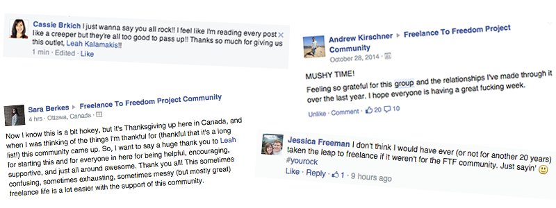 Feeling lonely as a freelancer? Check out our awesome #freelancetofreedom community and join us for free! bit.ly/1mDbWRS