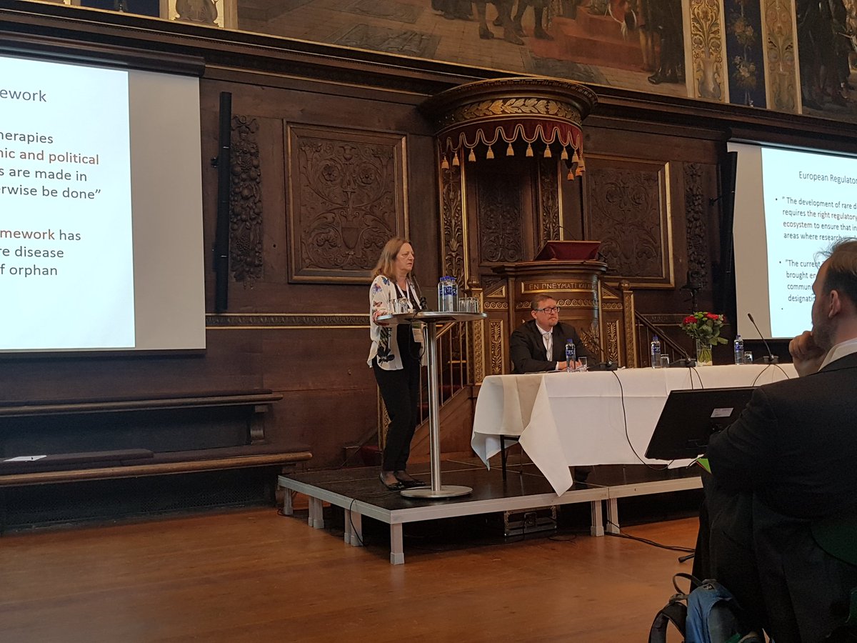CeBIL_Center's tweet image. Birthe Byskov Holm presenting on Patients Perspective on Orphan Drug Development #CeBIL #KickOffConference