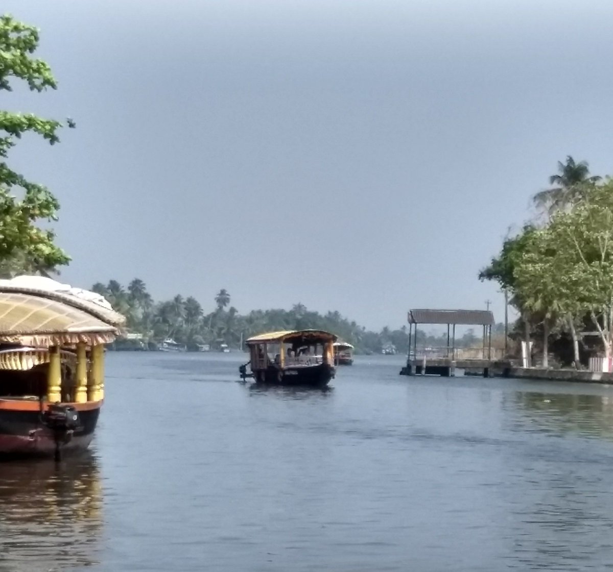 islamhussain055's tweet photo. There are so many new constructions, resorts, hotel, restaurants massage centres appeared in #Venice_of_East #alleppy may destroyed this beautiful world famous image.
As we are in #back_water ferry after 5 years https://t.co/lnF1zt5rlz