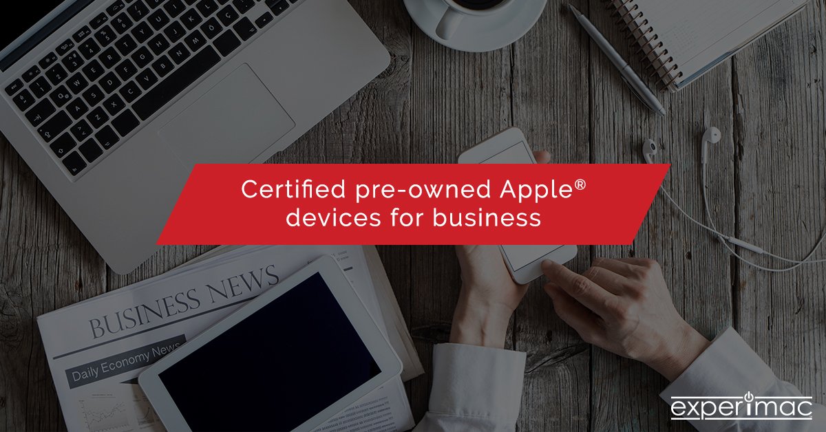 Certified pre-owned Apple® devices for business. Experience why Experimac is the smarter way to shop for your smart devices. #SmallBiz bit.ly/2xsU73k