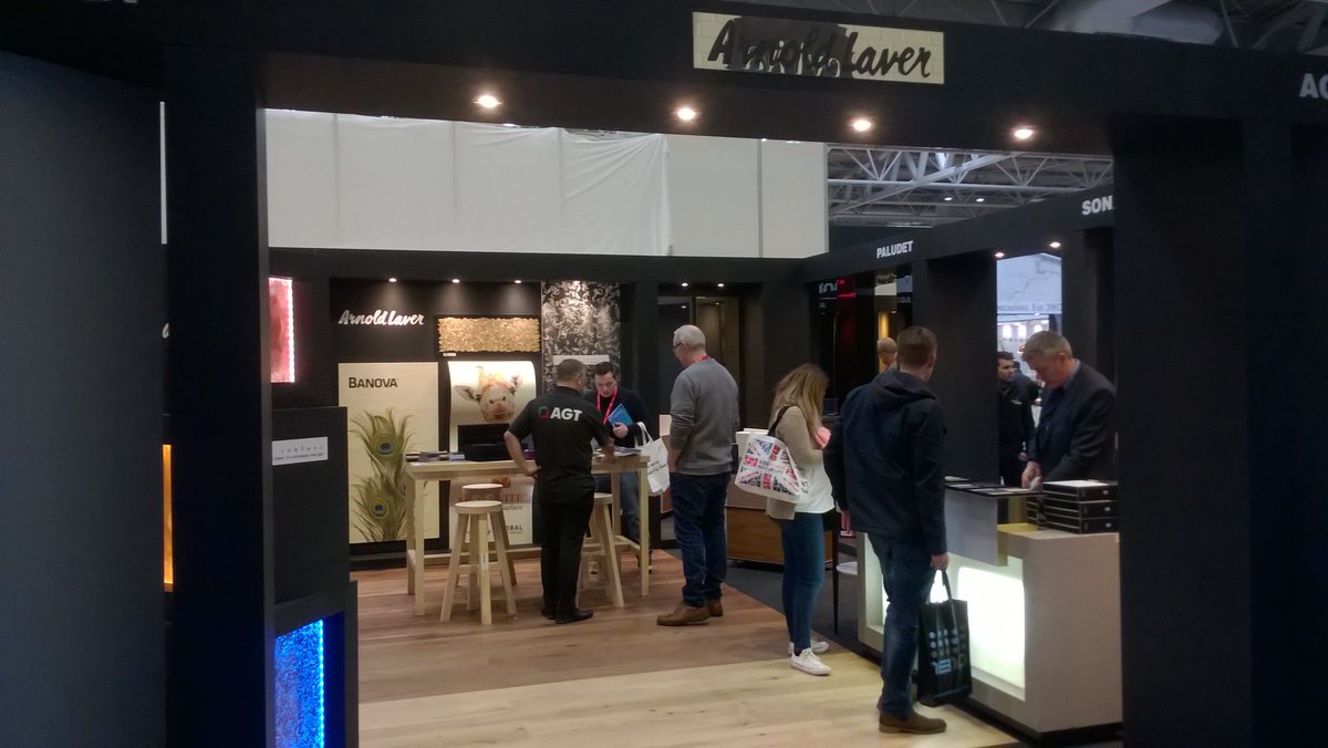 ArnoldLaver's tweet photo. This week we are exhibiting at @kbblive in Birmingham. Make sure to pop by Stand J150 to say hello! #decorativesurfaces #tradeshow #kitchens #bedrooms #bathrooms https://t.co/Hy5OoRKyuF
