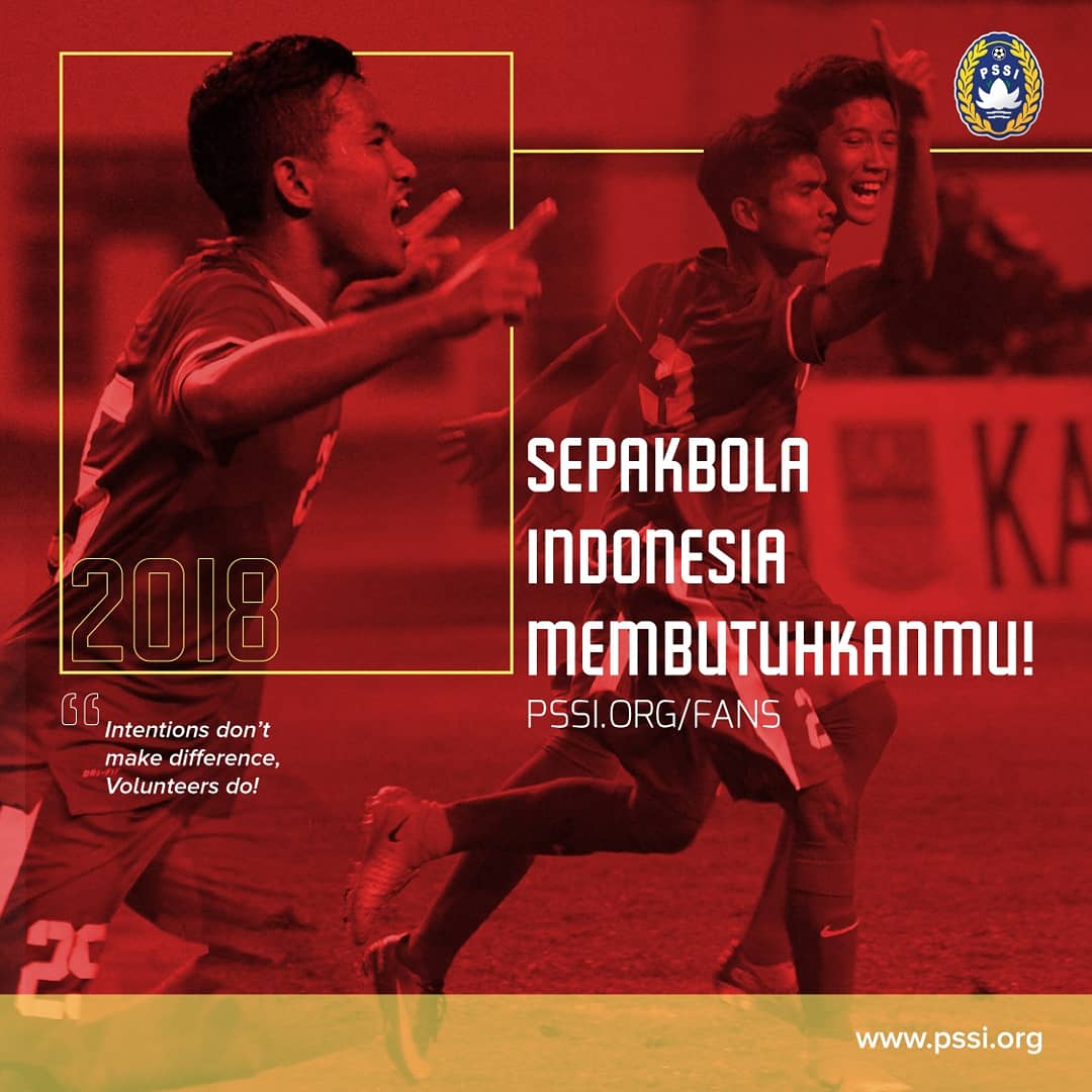 PSSI's tweet photo. Tahun 2018 akan menjadi tahun sepakbola. Ada 8 gelaran sepakbola internasional akan digelar di Indonesia. Bisa dibayangkan berapa banyak sumber daya manusia yang dibutuhkan untuk menyukseskan ajang-ajang tersebut? 🤔

Yuk, bergabung bersama kami di https://t.co/TL9WQ6SqUa!

#PSSI https://t.co/9sSK0CcWPQ