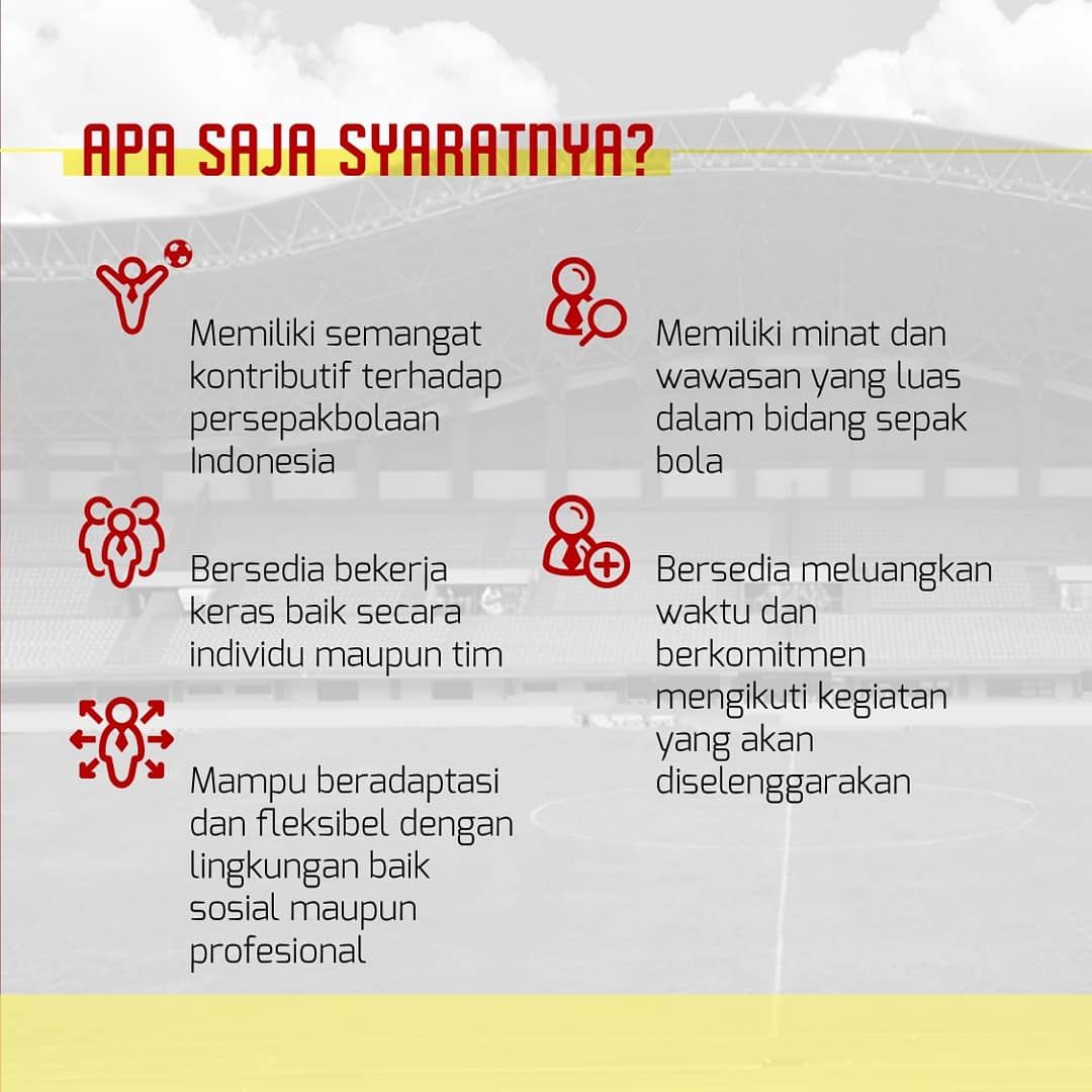 PSSI's tweet photo. Tahun 2018 akan menjadi tahun sepakbola. Ada 8 gelaran sepakbola internasional akan digelar di Indonesia. Bisa dibayangkan berapa banyak sumber daya manusia yang dibutuhkan untuk menyukseskan ajang-ajang tersebut? 🤔

Yuk, bergabung bersama kami di https://t.co/TL9WQ6SqUa!

#PSSI https://t.co/9sSK0CcWPQ