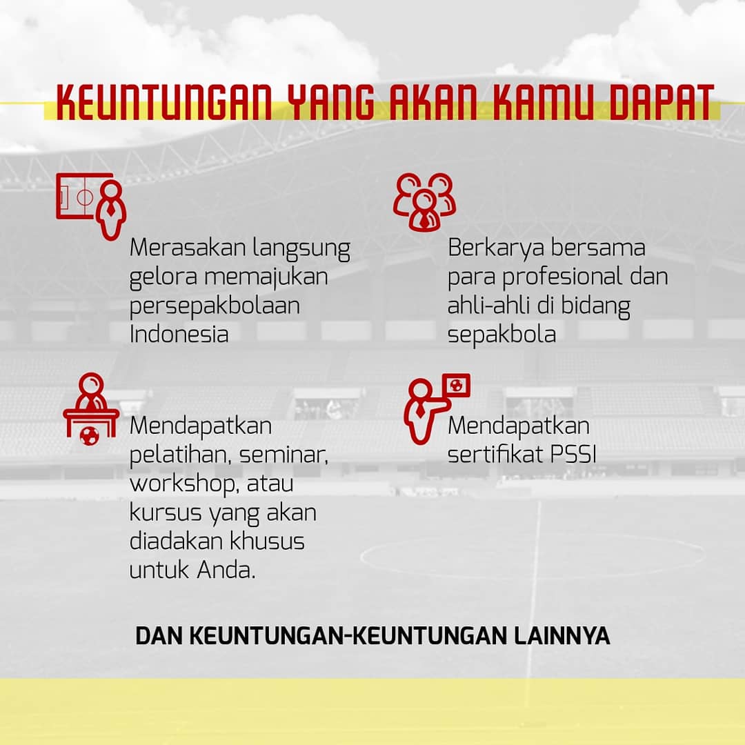 PSSI's tweet photo. Tahun 2018 akan menjadi tahun sepakbola. Ada 8 gelaran sepakbola internasional akan digelar di Indonesia. Bisa dibayangkan berapa banyak sumber daya manusia yang dibutuhkan untuk menyukseskan ajang-ajang tersebut? 🤔

Yuk, bergabung bersama kami di https://t.co/TL9WQ6SqUa!

#PSSI https://t.co/9sSK0CcWPQ