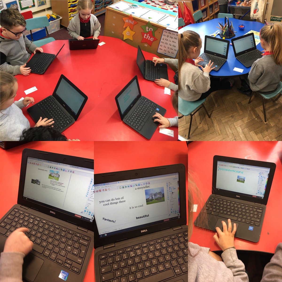 DanygraigP's tweet photo. Y2 are using their digital competence and literacy skills to make a persuasive poster for Oystermouth Castle ๐ฐ #DYGPLit #DYGPDC https://t.co/NuYsTfLmpj