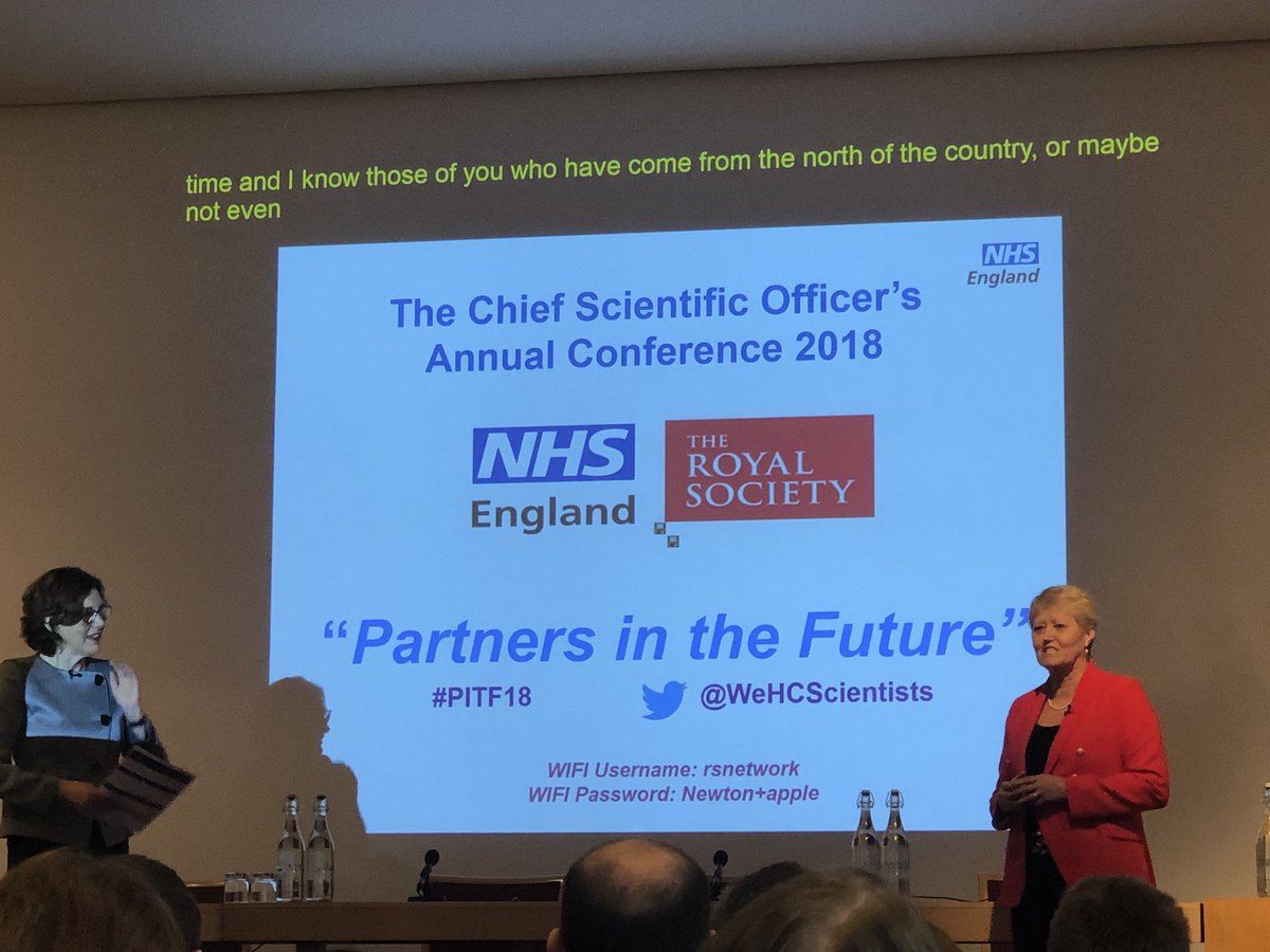 catherinemross's tweet image. Fantastic start to the 2018 CSO Conference at the @royalsociety in London @CSOSue opening the conference with @vivienneparry and a packed and exciting agenda planned for the next two days. #PITF18 @WeHCScientists @DepCSOfiona