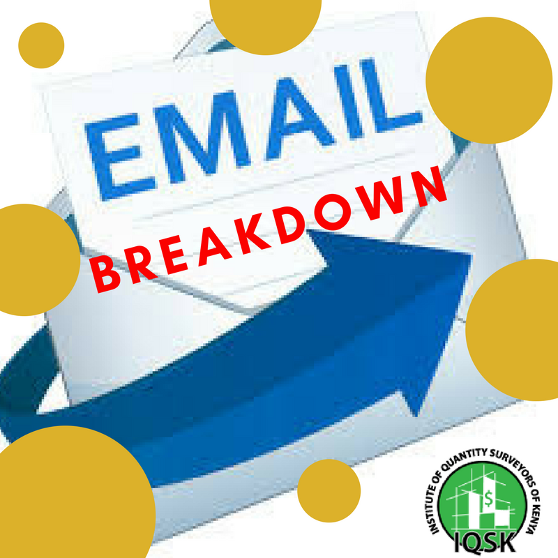 Hey y'all, 

We're experiencing a breakdown in our mailing system. Hence, your emails sent to iqskenyra.org are likely to be bouncing back. Kindly talk to us on iqsknrb@gmail.com while we resolve the hitch.

We regret the inconvenience.