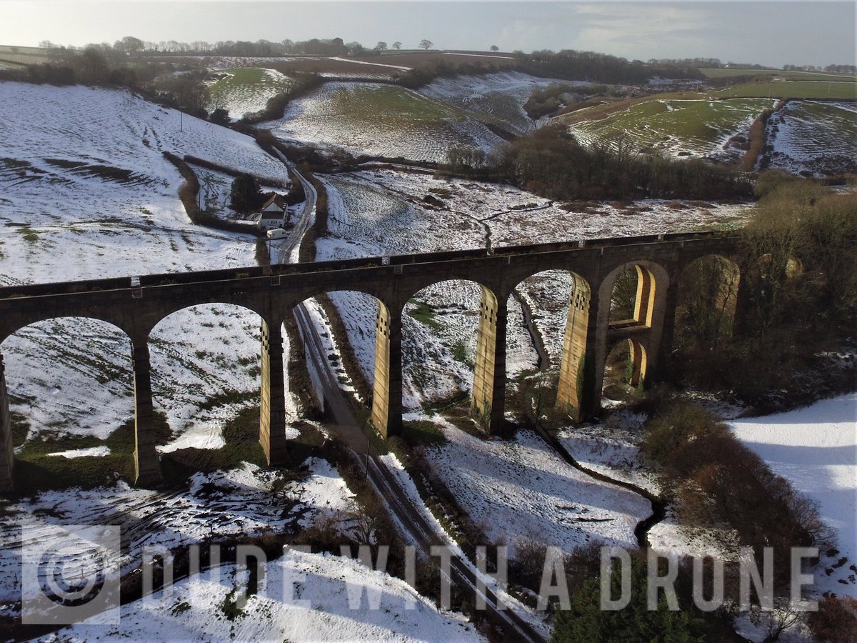 Cannington Viaduct taken yesterday just before the snow disappeared. ❄️😎📸#DudewithaDrone #dronephotography #dronestagram #dronelife #dronepilot #SNOWMAGGEDON #snowday2018 #SNOWpocalypse #snowphotos