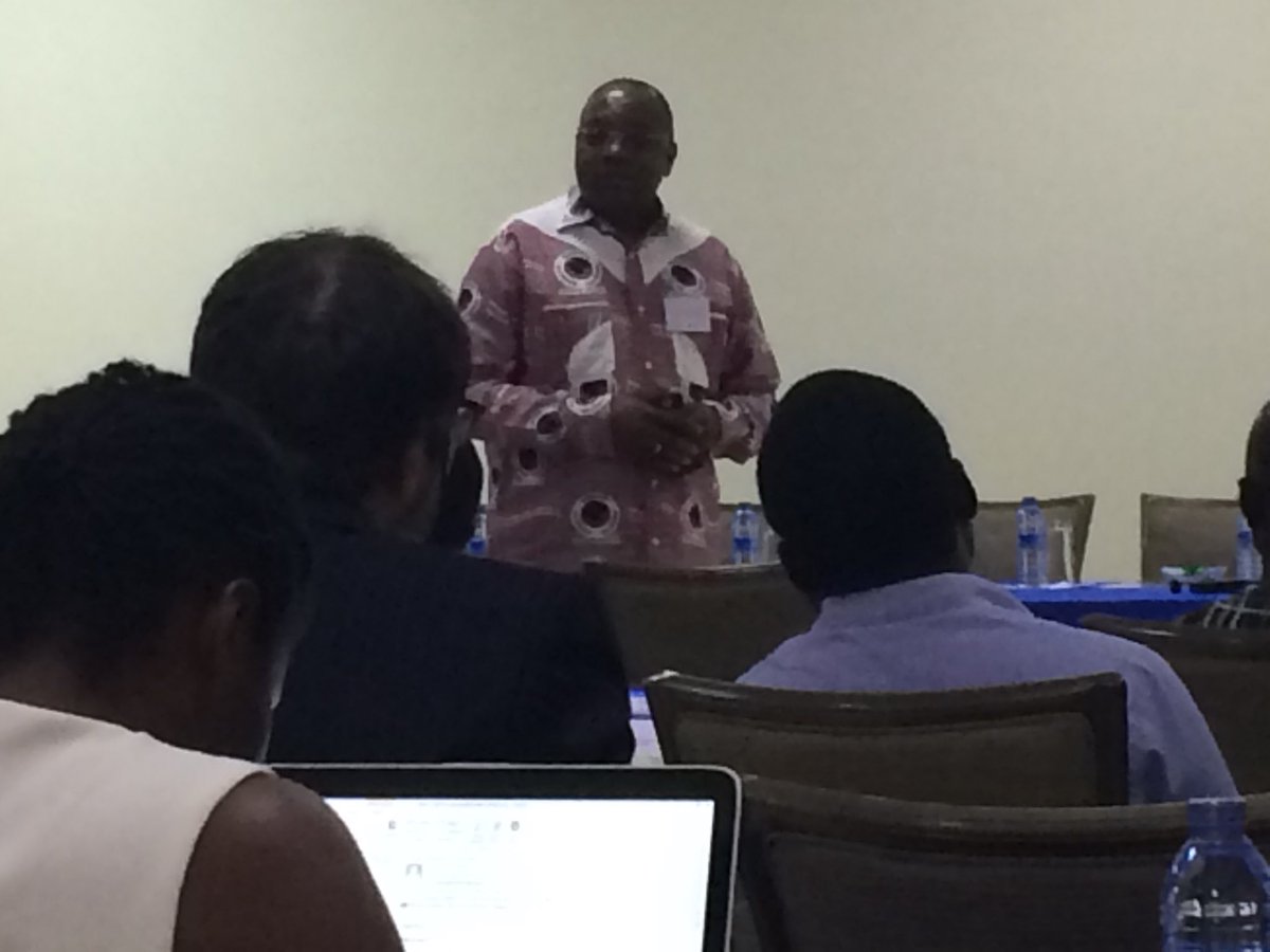 NAMRIP_SotonUni's tweet photo. Attacking #AMR together-our conference in Accra begins. Professor Osman Sankoh of #INDEPTHNetwork welcomes delegates with Professor Tim Leighton https://t.co/SPdUAVJT3n