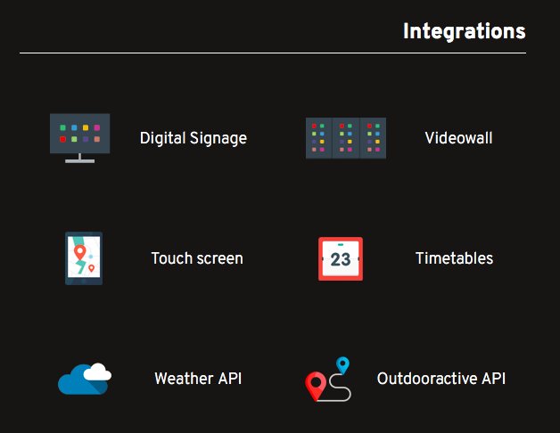 BergTechnology's tweet image. Zermatt is a cozy winter resort and one of our first projects. It has been equipped with tailor-made solutions, including professional displays integrated with complex information about local hiking trails, current events and mountain railways. See more 
berg.technology