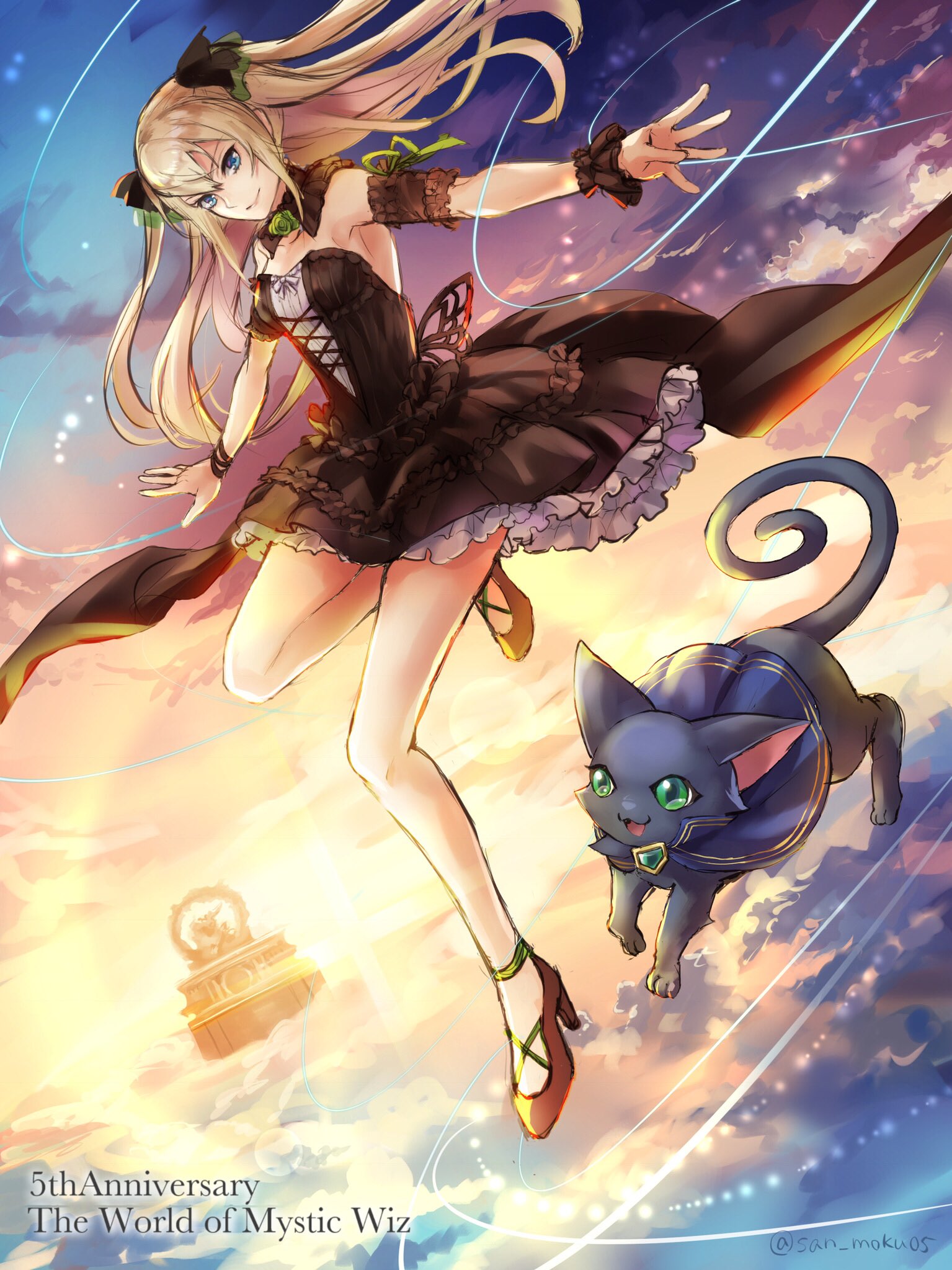 さんもく 黒ウィズ 5周年おめでとうございます 1番大好きなメアレスからリフィルちゃんとお師匠を もっと沢山の方々にイベントの素晴らしさを知って貰えますように 黒ウィズ5周年を祝いたい 黄昏メアレス二周年 T Co Ie6y0mfpao Twitter