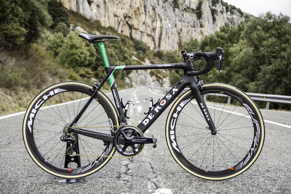 Miche back in the peloton with Spanish team Caja Rural-Seguros RGA, active since 2010 in the international cycling scene in the "UCI professional" category, which foresees for the team's main activity to participate at the "UCI World Tour" competitions. micheuk.com/posts/read/84/…