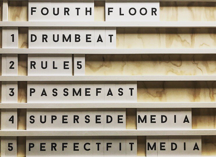 First week in the new office.  Great to have #Arrive'd.  <a href="/arrive_mcuk/">ArriveMCUK</a> <a href="/5Rule5/">Rule 5</a>