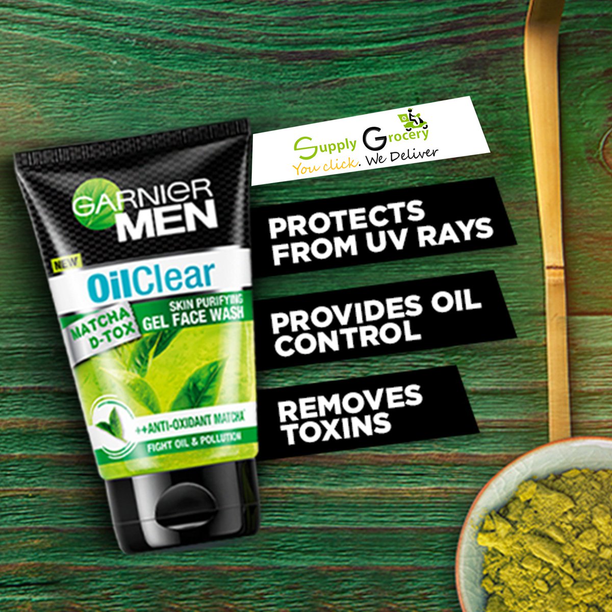 garnier men matcha