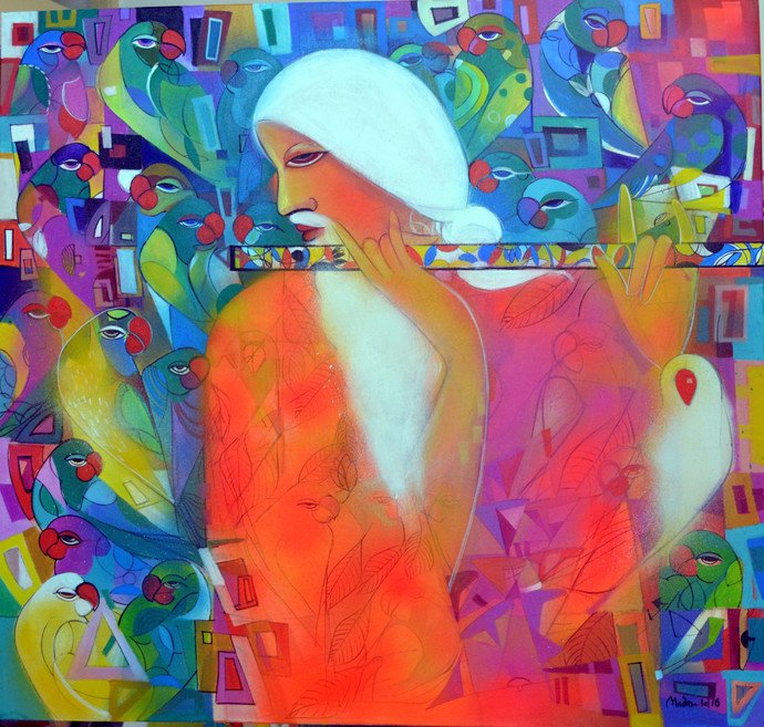 Mojarto's tweet photo. Madan Lal, a gifted artist whose works have seized beauty both inner and outer evolving a dynamics of engaging aesthetics.
Check and acquire his works here:
https://t.co/JxJYDEgbGy
#Madanlal #Artist #Artwork #Imagery #Figurative #Colours #Acrylic #Canvas #Acquireart #Buynow https://t.co/m7cVB8wNXX