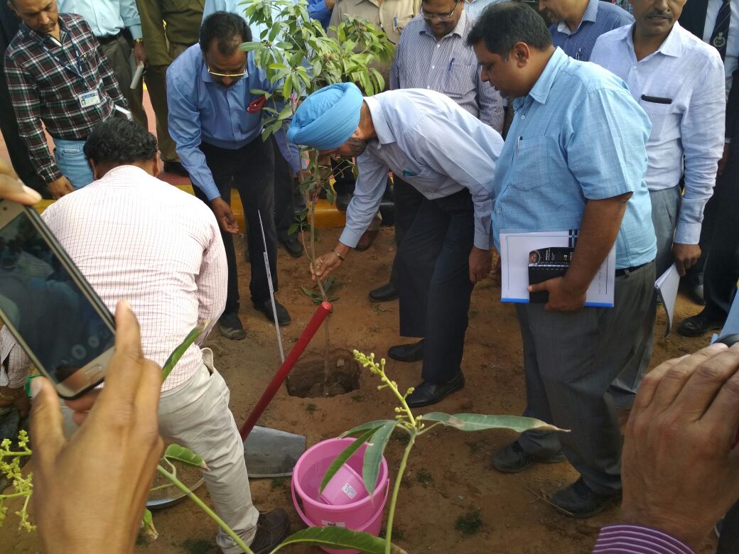 DespLnk's tweet photo. Plantation for Green Environment followed by inspection of newly constructed Children park by @GMNWRailway at  Bandikui #AnnualInspection #JaipurDivision @NWRailways https://t.co/ITuRHQLSF6